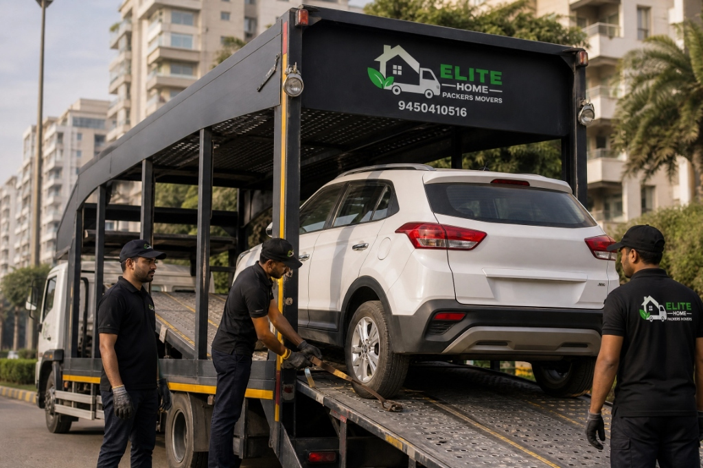 Car and bike transport carrier loader services Lucknow